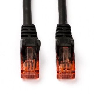 Afbeelding van Netwerkkabel Cat6 U/UTP 5 meter (100% koper, Zwart)