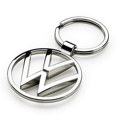 Image de Volkswagen 000087010BN Porte clés VW New Metal Keyring Pendentif Argent