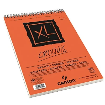 Afbeelding van Canson Schetsblok Xl Ft 29,7 X 42 Cm (a3), Blok Van 120 Blad