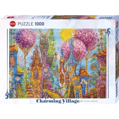 Afbeelding van Puzzel Pink Trees 1000 Heye
