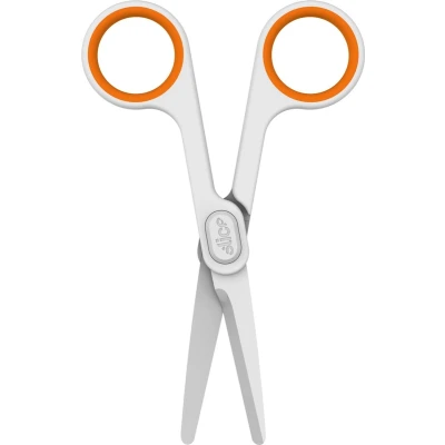 Afbeelding van Slice 10544 Universele schaar Linkshandig, Rechtshandig 141 mm Wit, Oranje