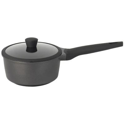 Afbeelding van Sola Ceramic Deluxe Steelpannen Ø 18 cm Aluminium Steelpan Inductie Geschikt voor Elke Warmtebron Zwart Antiaanbaklaag