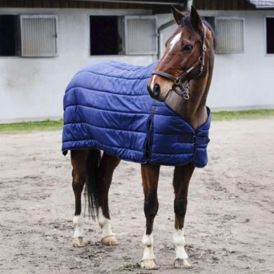 Afbeelding van Equithème Onderdeken Classic 50g Navy 135/183