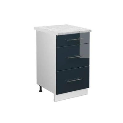 Afbeelding van Vicco Fame Line, Donkerblauw hoogglans/Wit, 50 cm