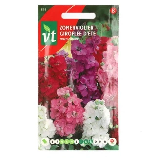 Afbeelding van Zomerviolier Zaden &#039;Gemengd&#039; Kleurrijke Mix voor Zomerbloembedden