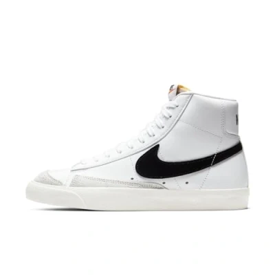 Afbeelding van Nike Sportswear Blazer MID 77 Sneakers hoog White/black/sail blanc, Dames, Maat: 38, blanc Leer en imitatieleer