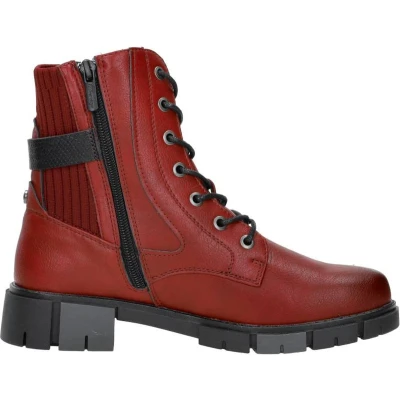 Afbeelding van Mustang Veterboots, Dames, Maat: 36, Rot Hoogwaardig imitatieleer