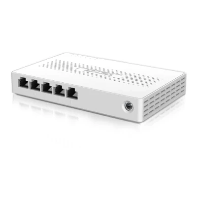 Afbeelding van Tenda 2,5 Gbit 5 Port Network LAN Switch (Plug and Play Hub, Unmanaged, Plastic Housing, Ideaal voor 2,5G NAS, Servers, WiFi 6/7 AP, Computer) (SE105)