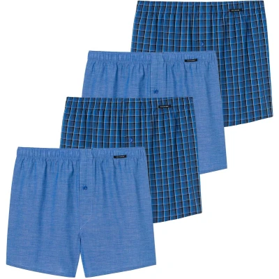 Afbeelding van SCHIESSER Geweven boxershorts Verpakking van 4