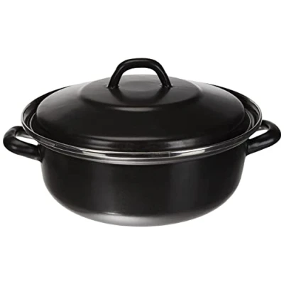 Afbeelding van Krüger Braadpan, Pan + steelpan, Zwart