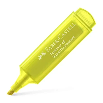 Afbeelding van tekstmarker Faber Castell 1546 geel