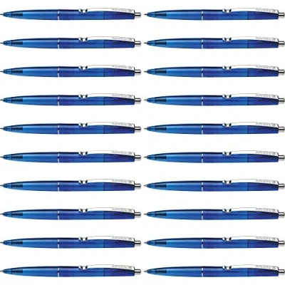 Afbeelding van Balpen Schneider K20 Icy Colors blauw medium Omdoos a 20 stuk stuks