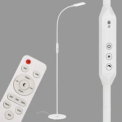 Afbeelding van Briloner Leuchten OFFICE REMOTE vloerlamp Dimbaar incl. afstandsbediening 3.000K 6.000K Wit