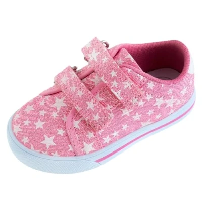 Afbeelding van Chicco Espadrilles met dubbele klittenbandsluiting (2) Meisjesontwerp in Italië, Roze