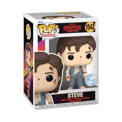 Afbeelding van Funko Pop! Stranger Things: Steve (Battle Damaged) #1542 Special Edition Exclusive