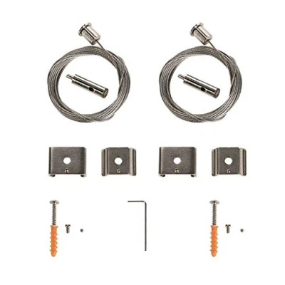 Afbeelding van SLV EUTRAC®/1PHASEN AUFBAUSCHIENE 1002845 Kabelbevestiging Nikkel metallic