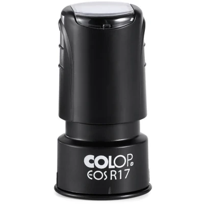 Afbeelding van colop Stempel eos r 17 flashsysteem rond zwart inc
