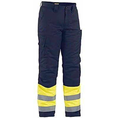 Afbeelding van Blaklader Winterwerkbroek High Vis 1862 1811 Geel/Marineblauw C146