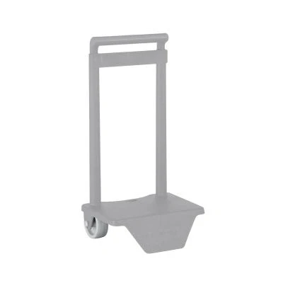 Image de Charriot porte sac à dos crèche argent 18x16x54