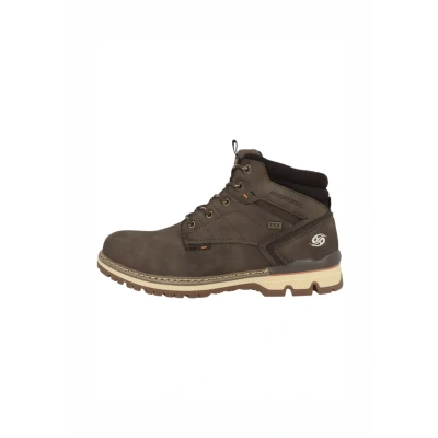 Afbeelding van Dockers by Gerli Veterboots, Heren, Maat: 41, Dark brown Hoogwaardig imitatieleer