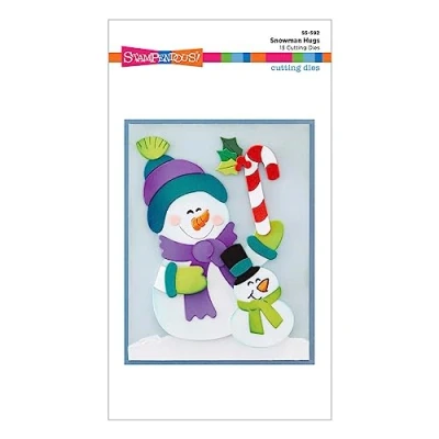 Afbeelding van Stampendous Snowman Hugs Cutting Dies (S5 592) (DISCONTINUED)