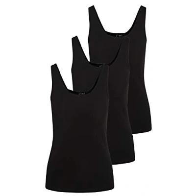 Afbeelding van VERO MODA Vmmaxi Dames Top My Soft Uu Noos, zwart (3 x zwart)