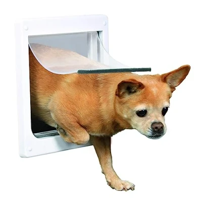 Image de TRIXIE Chatière pour chiens, 2 positions, XSS (XPetit Petit), blanc,
