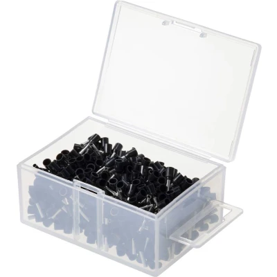 Afbeelding van TRU COMPONENTS TC 11599336 Assortiment adereindhulzen 1.5 mm² Zwart 500 stuk(s)
