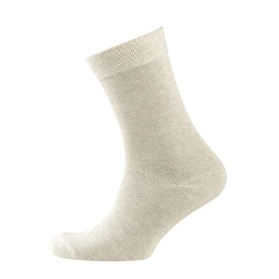 Afbeelding van Nur Der Set van 3 paar ondoorzichtige herensokken, Beige (Beigemelange 617)
