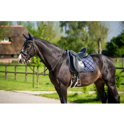 Image de HB Ruitersport Tapis de Selle Dressage Showtime avec Logo Marin Full