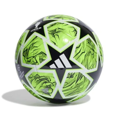 Afbeelding van adidas Performance Knockout Voetbal Team solar green black white, Maat: 5, white