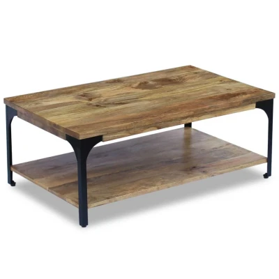 Afbeelding van Salontafel 100x60x38 cm mangohout
