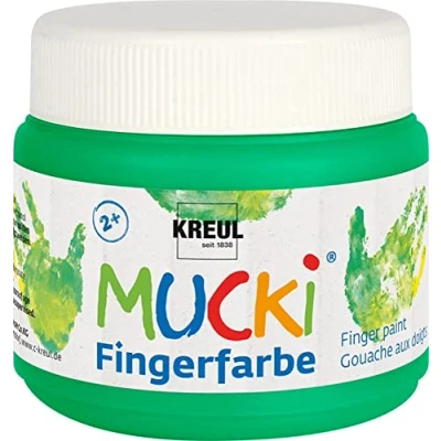 Afbeelding van Mucki Vingerverf Groen, 150ml