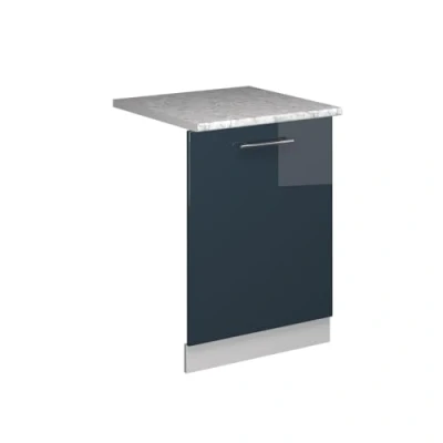 Afbeelding van Vicco Fame Line Pare vaisselle Bleu foncé brillant 60 cm AP Marbre