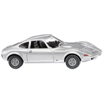 Afbeelding van Wiking 0804 10 H0 Auto Opel GT, zilver metallic