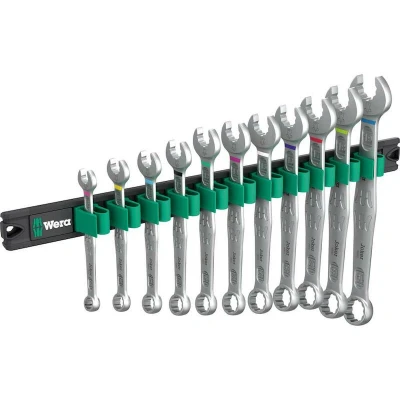 Afbeelding van Wera 05020233001 9640 Magnetleiste 6003 Joker 1 Ring steeksleutelset 11 delig 8 19 mm