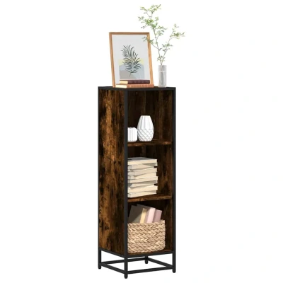 Afbeelding van vidaXL Boekenkast 33,5x33x107,5 cm bewerkt hout gerookt eikenkleurig