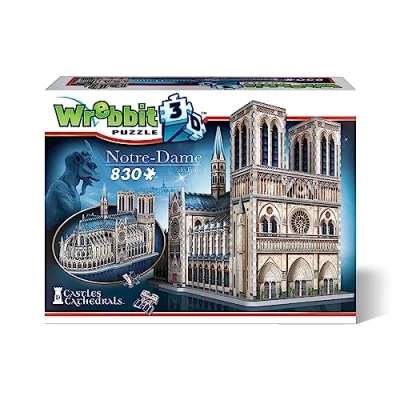 Afbeelding van Wrebbit Notre Dame de Paris 3D puzzel 830 stuks