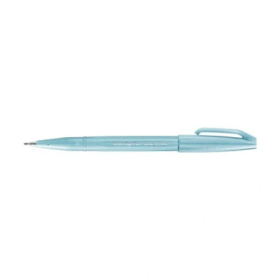 Image de Stylo Feutre Pentel Brush Sign Pen Bleu Pastel