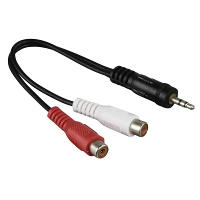 Afbeelding van Hama 75122374 Adapter 2rca F Jack 3.5 M