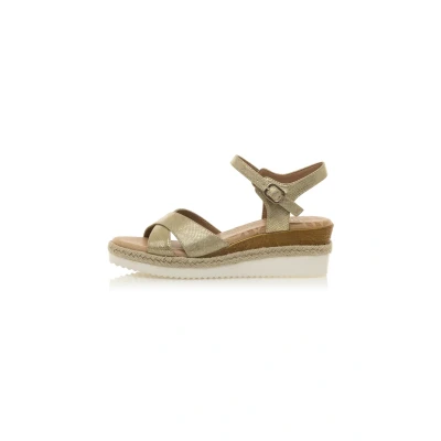 Afbeelding van mtng ELIF Espadrilles, Dames, Maat: 39, Raya champagne Kunststof