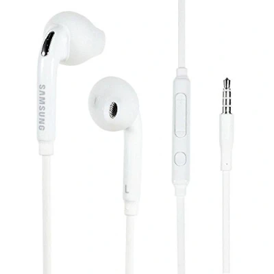 Afbeelding van Samsung eg920BW stereo in ear hoofdtelefoon voor Galaxy S3/S4/S5/S6/S7/4G+ platte kabel, wit