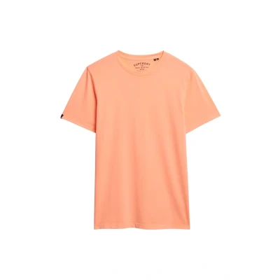 Afbeelding van Superdry Essential Tshirt basic, Heren, Maat: XL, Washed dry fluro orange