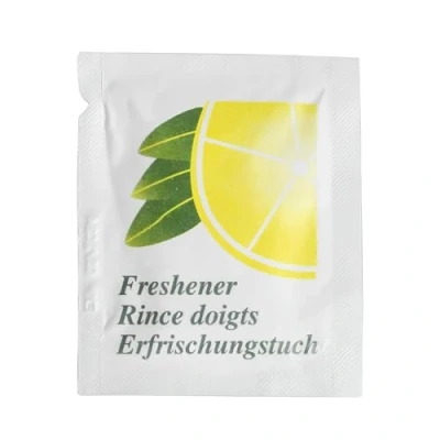 Image de Lot de 100 lingettes désodorisantes pratiques au citron