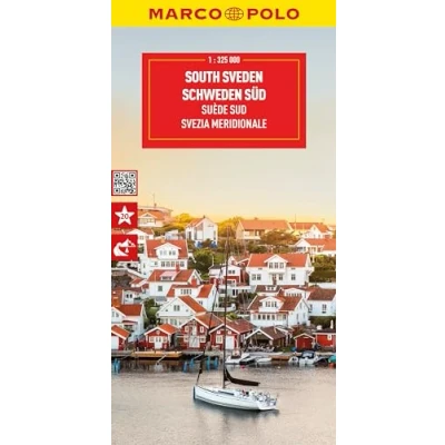 Afbeelding van Marco Polo Wegenkaart Zweden Zuid