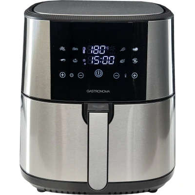 Afbeelding van Gastronoma Heteluchtfriteuse Airfryer 8L Inclusief Accessoires 18290007 RVS/Zwart