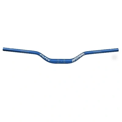 Afbeelding van Funn Upturn Mountainbike stuur met 31,8 mm slangklem en 785 breedte, licht duurzaam lichtmetalen voor MTB BMX fiets, 55 verhoging (blauw)