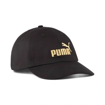 Image de PUMA ESS No.1 Logo Baseball Cap, Accessoires, Noir/Doré/Logo, OSFA