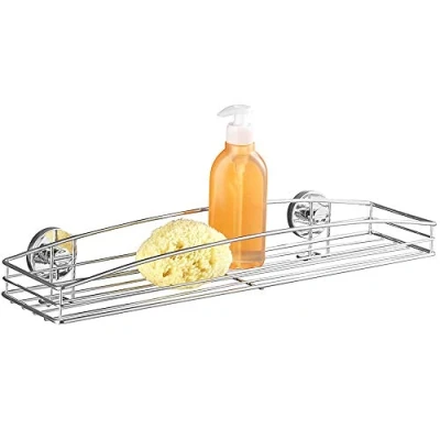 Afbeelding van WENKO Vacuum Loc® wandrek Maxi Milazzo, bevestiging zonder te boren, van staal, 52,5 x 8,5 16 cm, verchroomd