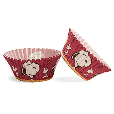 Afbeelding van Dekora 339243 Cupcake vormpjes met Snoopy design, 50 stuks